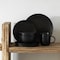 Quickway Imports 16 PC Dinnerware Dish Set for 4 Person - Mugs, Salad and Dinner Plates and Bowls Sets, Matte Black QI004501 - alternate 7